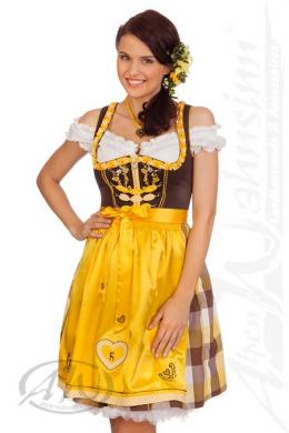 Spieth & Wensky Mini Dirndl 2tlg. - SEEROSE, Sonne, 40