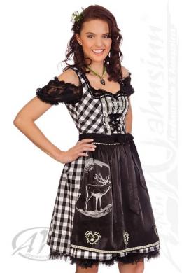Spieth & Wensky Mini Dirndl 2tlg. - SUSE, Schwarz, 34