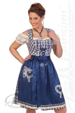 Spieth & Wensky Mini Dirndl 2tlg. - TINE, Dunkelblau, 34