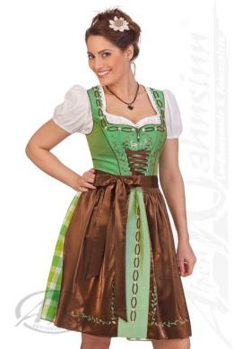 Spieth & Wensky Mini Dirndl 2tlg. - TOSKANA, Grün, 48