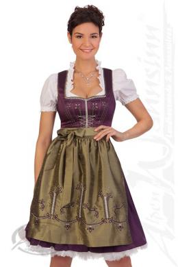 Spieth & Wensky Mini Dirndl 2tlg. - WANDA, Purple, 44
