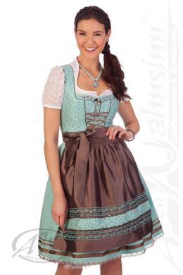 Spieth & Wensky Mini Dirndl 2tlg. - WELTINA, Aqua, 40