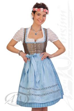 Spieth & Wensky Mini Dirndl 2tlg. - WINONA, Sky, 44