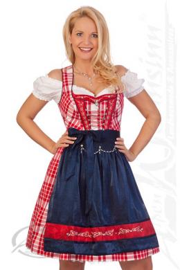 Spieth & Wensky Mini Dirndl 2tlg. - WITTA, Rot, 38