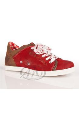 Spieth & Wensky Sneaker Damen - JENNY, Rot/Braun, 37