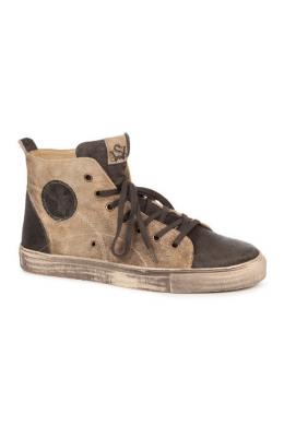 Spieth & Wensky Sneaker Herren - NEWTON, Sesam/Fenchel, 43