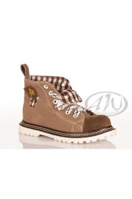 Spieth & Wensky Sneaker Kinder - JOJO, Dunkelbraun, 30