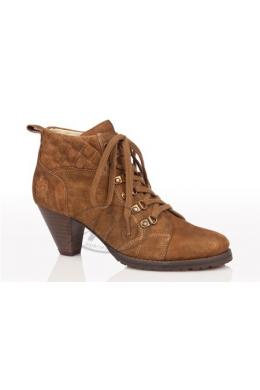 Spieth & Wensky Trachten Stiefeletten - WERMUT, Nougat, 39