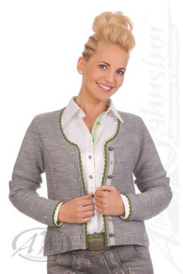 Spieth & Wensky Trachten Strickjacke - BALTIK, Hellgrau, S
