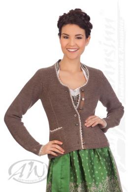 Spieth & Wensky Trachten Strickjacke - BALTIK, Nuss, L