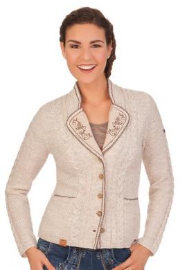 Spieth & Wensky Trachten Strickjacke - FARCHANT, Natur, S