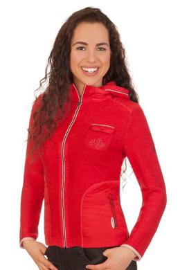 Spieth & Wensky Trachten Strickjacke - FIERSBACH, Mohn, S