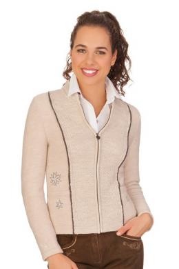 Spieth & Wensky Trachten Strickjacke - GIA, Natur, L