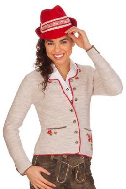 Spieth & Wensky Trachten Strickjacke - GRACELLA, Natur, L