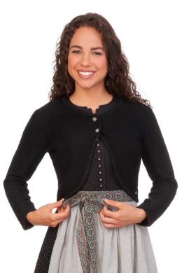 Spieth & Wensky Trachten Strickjacke - MANDOLINE, Schwarz, XXXL