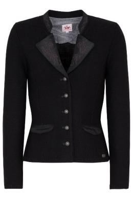 Spieth & Wensky Trachten Strickjacke - NEUWEILER, Schwarz, XS
