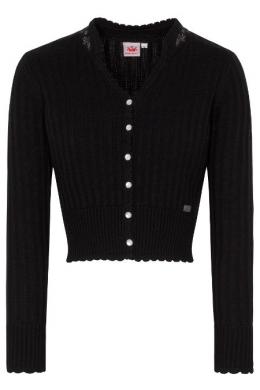 Spieth & Wensky Trachten Strickjacke - PFIFF, Schwarz, XS