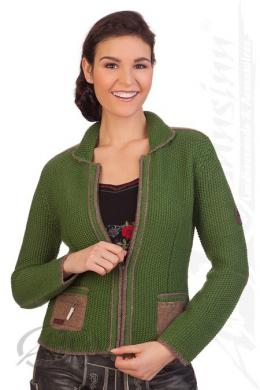 Spieth & Wensky Trachten Strickjacke - WIND, Grasgrün, XS