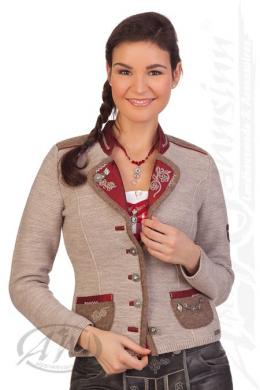 Spieth & Wensky Trachten Strickjacke - WONNE, Natur, M
