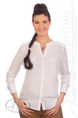 Spieth & Wensky Trachtenbluse - BAMBUS, Weiß, 44