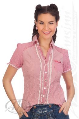 Spieth & Wensky Trachtenbluse - BELAU, Rot, 36