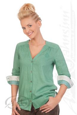 Spieth & Wensky Trachtenbluse - BELLINDA, Grün, 38
