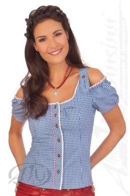 Spieth & Wensky Trachtenbluse - DALLAS, Blau, 36