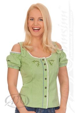 Spieth & Wensky Trachtenbluse - DALLAS, Grün, 40