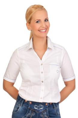Spieth & Wensky Trachtenbluse - EDEN, Weiß, 44