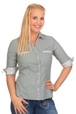Spieth & Wensky Trachtenbluse - EDESSA, Grün, 54