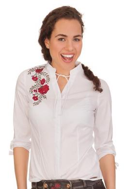 Spieth & Wensky Trachtenbluse - FAGO, Weiß, 34