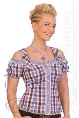 Spieth & Wensky Trachtenbluse, Flieder, 46