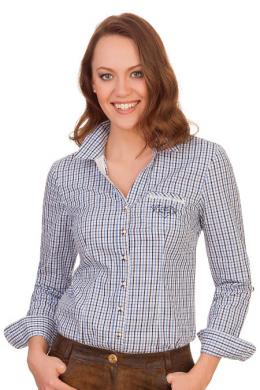 Spieth & Wensky Trachtenbluse - KANADA, Blau, 46