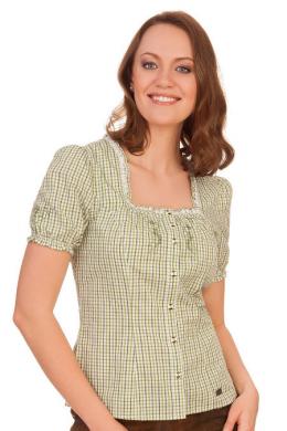 Spieth & Wensky Trachtenbluse - KAPRIO, Grün, 36