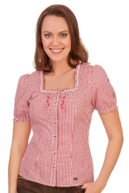 Spieth & Wensky Trachtenbluse - KAPRIO, Rot, 48