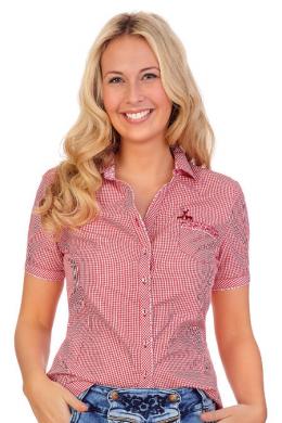 Spieth & Wensky Trachtenbluse - NEST, Rot, 50