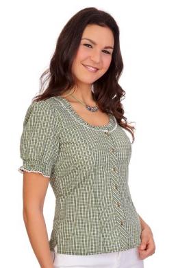 Spieth & Wensky Trachtenbluse - NEUMÜHL, Grün, 34