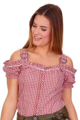 Spieth & Wensky Trachtenbluse - NIERSBACH, Rot, 38