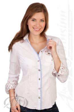 Spieth & Wensky Trachtenbluse - NITZ, Hellblau, 52