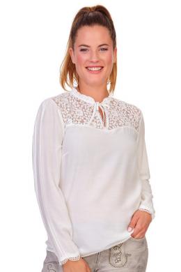 Spieth & Wensky Trachtenbluse - PALINA, Creme, 38