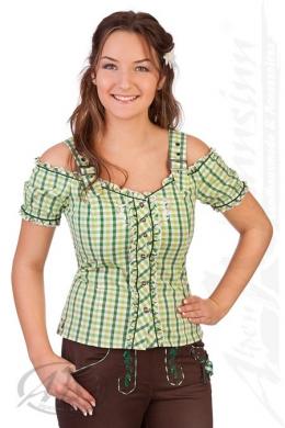 Spieth & Wensky Trachtenbluse - PLOCHINGEN, Grasgrün, 32