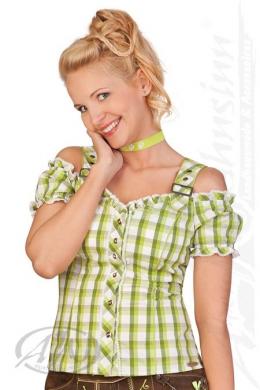 Spieth & Wensky Trachtenbluse - RAMMINGEN, Apfelgrün, 42