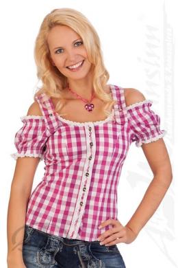 Spieth & Wensky Trachtenbluse - SIERRA, Beere, 36