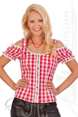 Spieth & Wensky Trachtenbluse - SIERRA, Rot, 38