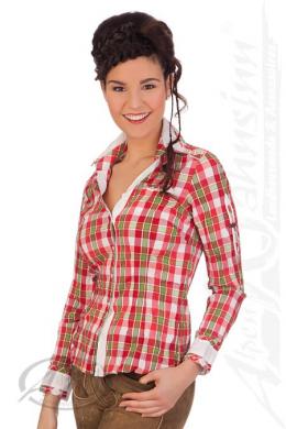 Spieth & Wensky Trachtenbluse - WACHOLDER, Rot, 48