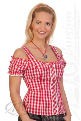 Spieth & Wensky Trachtenbluse - WEDA, Rot, 38