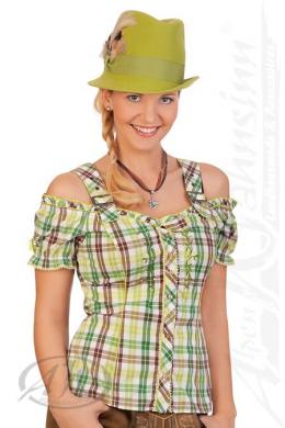 Spieth & Wensky Trachtenbluse - WESPE, Limone, 34