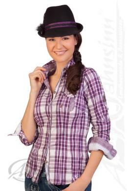Spieth & Wensky Trachtenbluse - WICKE LA, Lila, 54