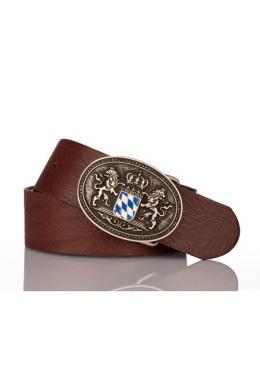 Spieth & Wensky Trachtengürtel - BAYERNRAUTE, Rotbraun, 120