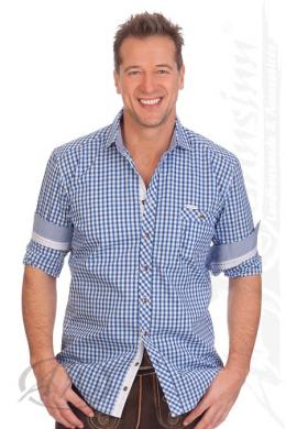 Spieth & Wensky Trachtenhemd - BERRY, Dunkelblau, 37/38 (S)